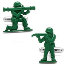Load image into Gallery viewer, Green Army Men Cufflinks