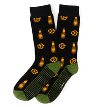 Load image into Gallery viewer, Beer Day Snacks Black Men's Socks