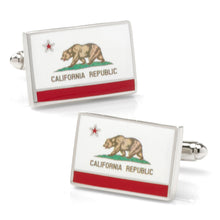 Load image into Gallery viewer, California State Flag Cufflinks