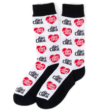 Load image into Gallery viewer, Diet Coke White Dress Socks