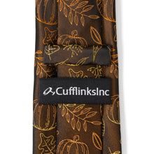 Load image into Gallery viewer, Fall Spice Men's Brown Tie
