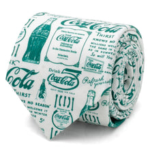 Load image into Gallery viewer, Coca-Cola Green Bottle Men's Tie