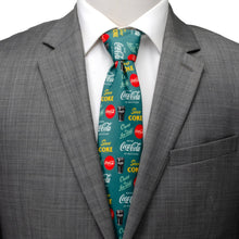Load image into Gallery viewer, Coca-Cola Green Men's Tie