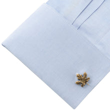 Load image into Gallery viewer, Maple Leaf 3D Cufflinks