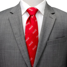 Load image into Gallery viewer, Coca-Cola Logo Red Men's Tie