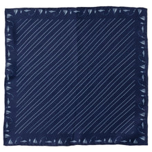 Load image into Gallery viewer, Nautical Blue Pocket Square