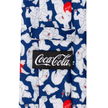 Load image into Gallery viewer, Coca-Cola Polar Bear Navy Blue Men's Tie