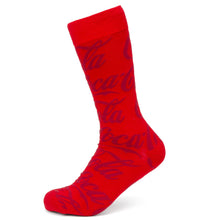 Load image into Gallery viewer, Coca-Cola Red Logo Dress Socks