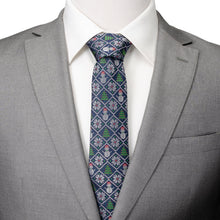 Load image into Gallery viewer, Sweater Weather Blue Men's Tie