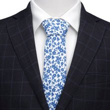 Load image into Gallery viewer, Tropical Blue Men's Tie
