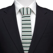 Load image into Gallery viewer, Texas Cactus Stripe Sage Men's Tie