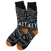 Load image into Gallery viewer, Whiskey Original Black Men's Socks