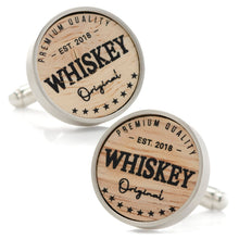 Load image into Gallery viewer, Whiskey Barrel Cufflinks