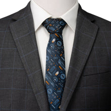 Load image into Gallery viewer, DC Batman Batmobile Black Men's Tie