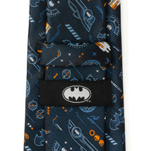 Load image into Gallery viewer, DC Batman Batmobile Black Men's Tie