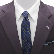 Load image into Gallery viewer, DC Batman Icon Diamond Dot Navy Mens Tie