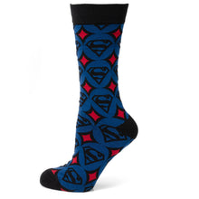 Load image into Gallery viewer, DC Superman Circle Motif Blue Men's Socks