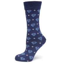 Load image into Gallery viewer, DC Superman Diamond Navy Socks