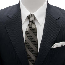 Load image into Gallery viewer, DC Batman Black Pinstripe Tie