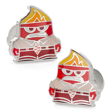 Load image into Gallery viewer, Disney Pixar Inside Out Anger Cufflinks