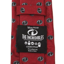 Load image into Gallery viewer, Disney Pixar The Incredibles Logo Red Men's Tie