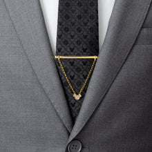 Load image into Gallery viewer, Disney Mickey Mouse Gold Crystal Chain Tie Bar