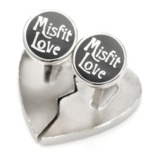 Load image into Gallery viewer, Disney The Nightmare Before Christmas Jack & Sally 'Simply Meant to Be' Cufflinks