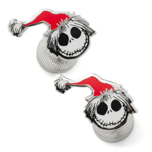 Load image into Gallery viewer, Disney The Nightmare Before Christmas Jack Skellington Santa Cufflinks