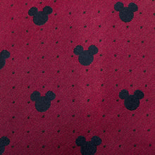 Load image into Gallery viewer, Disney Mickey Mouse Red Pin Dot Men's Tie