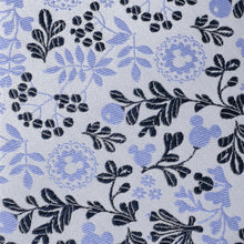 Load image into Gallery viewer, Disney Mickey Mouse Floral Silhouette Blue and White Tie