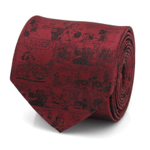 Load image into Gallery viewer, Disney Mickey Mouse Comic Red Men's Tie