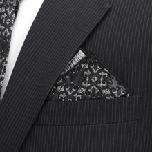 Load image into Gallery viewer, Disney Mickey Mouse Damask Pocket Square and Bow Tie Gift Set