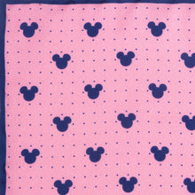Load image into Gallery viewer, Disney Mickey Mouse Dot Pink Pocket Square