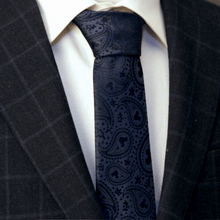 Load image into Gallery viewer, Disney Mickey Mouse Navy Paisley Men's Tie