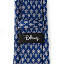 Load image into Gallery viewer, Disney Mickey Mouse Silhouette Pattern Dot Blue Tie