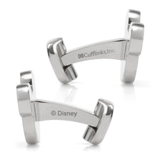 Load image into Gallery viewer, Disney Mickey Mouse Silhouette Basket Weave Cufflinks