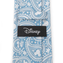 Load image into Gallery viewer, Disney Mickey Mouse Teal Paisley Men's Tie