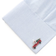 Load image into Gallery viewer, Disney Mickey Mouse Holiday Truck Cufflinks
