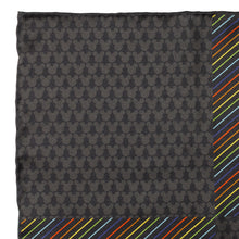 Load image into Gallery viewer, Disney Mickey Mouse Silhouette Rainbow Pocket Square