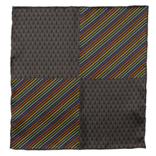 Load image into Gallery viewer, Disney Mickey Mouse Silhouette Rainbow Pocket Square