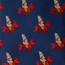 Load image into Gallery viewer, Disney The Little Mermaid Sebastian Hidden Message Blue Men's Tie