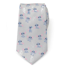 Load image into Gallery viewer, Disney Lilo & Stitch Gray Men's Tie