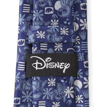 Load image into Gallery viewer, Disney Lilo & Stitch Blue Tropical Men's Tie