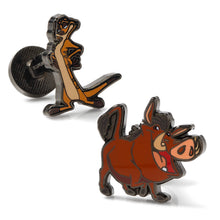 Load image into Gallery viewer, Disney The Lion King Timon & Pumbaa Cufflinks