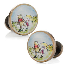 Load image into Gallery viewer, Disney Winnie the Pooh and Piglet Cufflinks