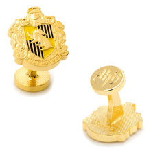 Load image into Gallery viewer, Harry Potter Hufflepuff Crest Cufflinks