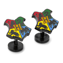 Load image into Gallery viewer, Harry Potter Hogwarts Shield Cufflinks