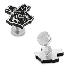 Load image into Gallery viewer, Harry Potter Hogwarts 3D Crest Cufflinks