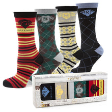 Load image into Gallery viewer, Harry Potter House 4 Socks Gift Set