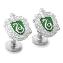 Load image into Gallery viewer, Harry Potter Slytherin Crest Cufflinks